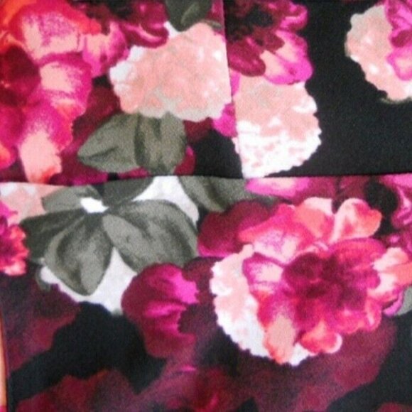 Banana Republic Blake Mid Rise Wide Leg Crop Floral Belted Pants 0 PETITE RT$120 - Picture 3 of 11